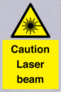 Caution Laser beam